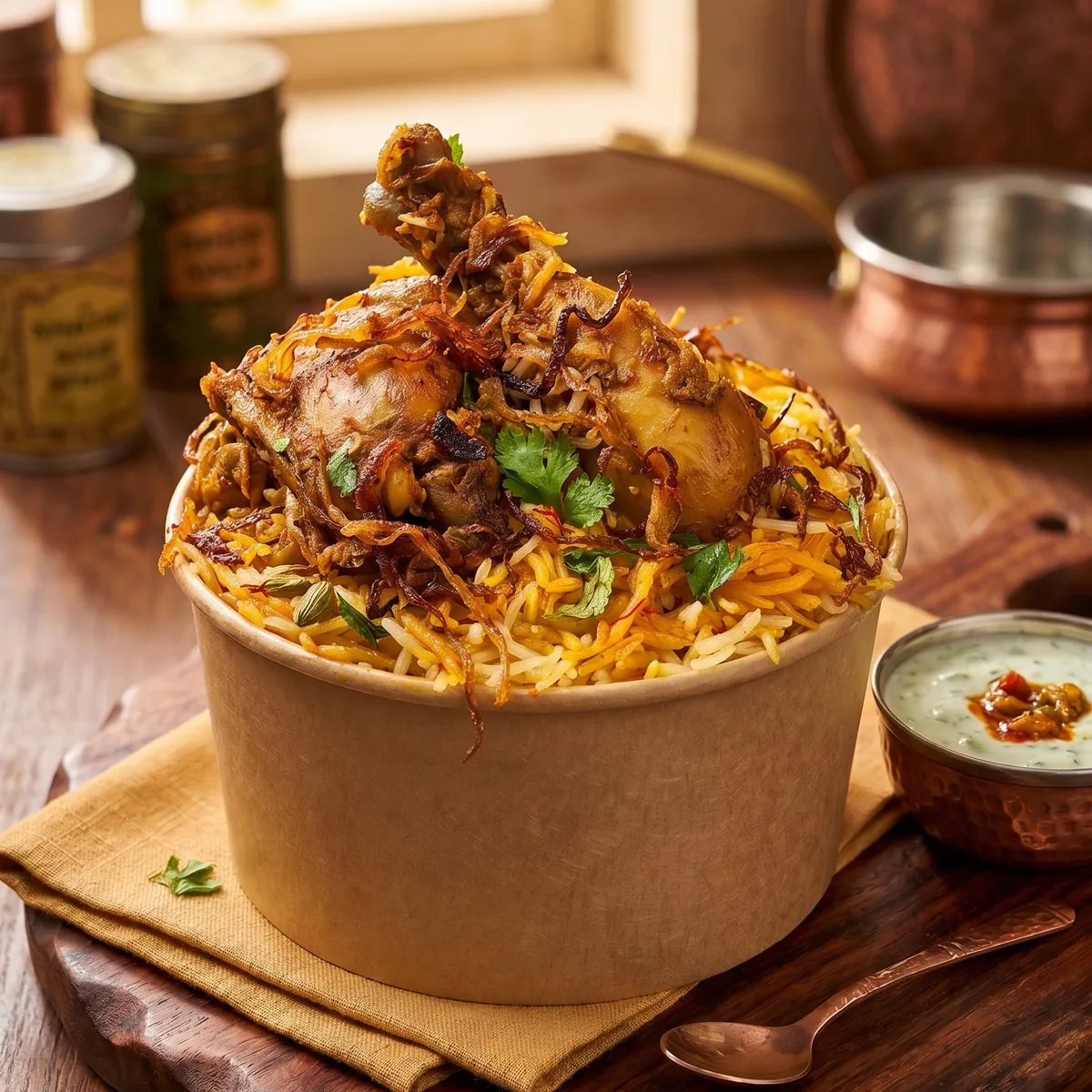 Biryani in the handi